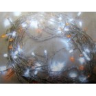 Светодиодная гирлянда LED,длиной 12м, 100 диодов, 8 режимов, цвет-желтые+белый. Артикул Г11295